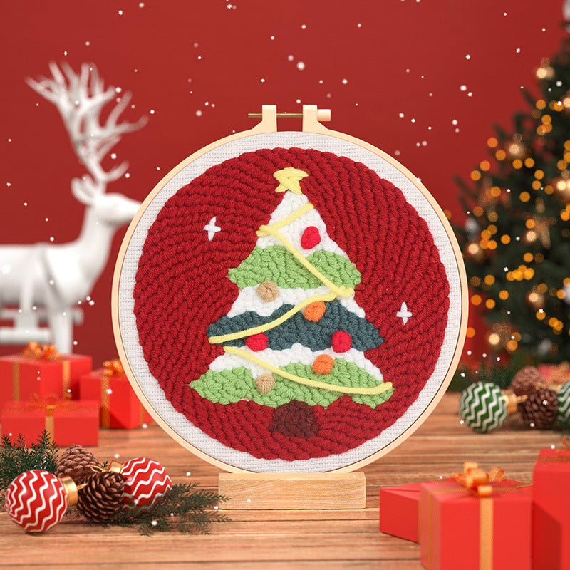 Christmas Tree Punch Needle Kit
