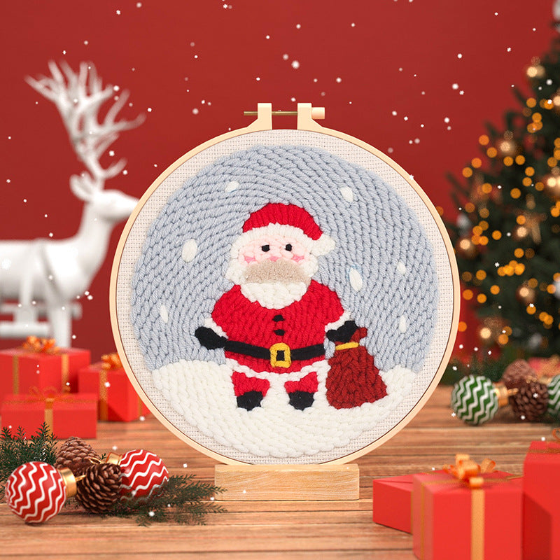 Santa Claus Punch Needle Kit
