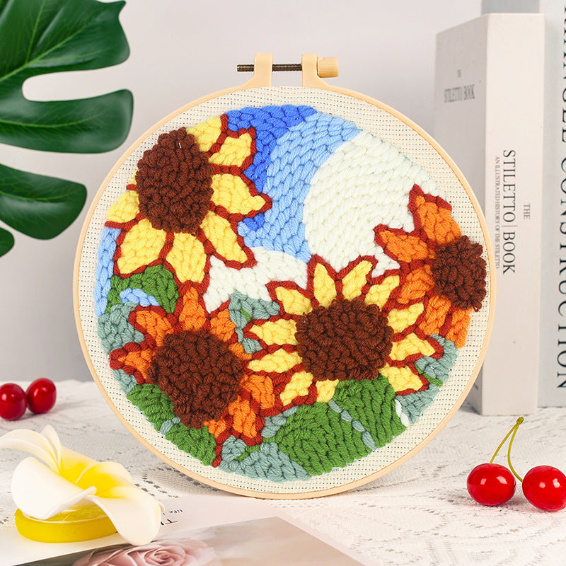Sunflower Sky Punch Needle Kit