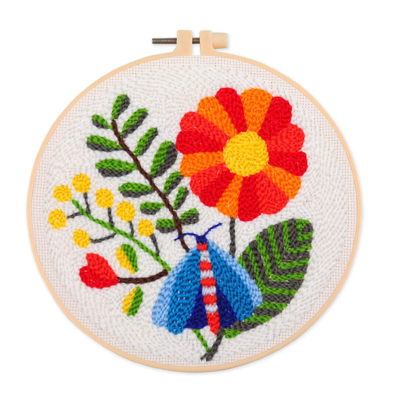 Firefly Flower Punch Needle Kit