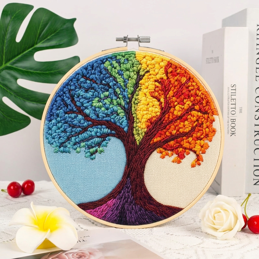 Wisdom Tree Punch Needle Kit