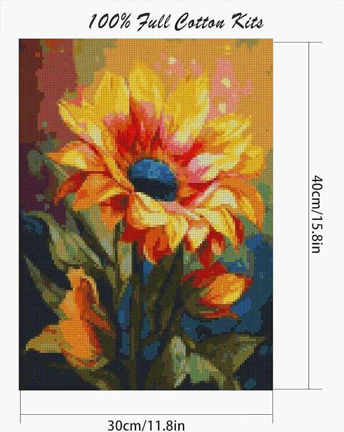 Sunflower Cross-Stitching Kit