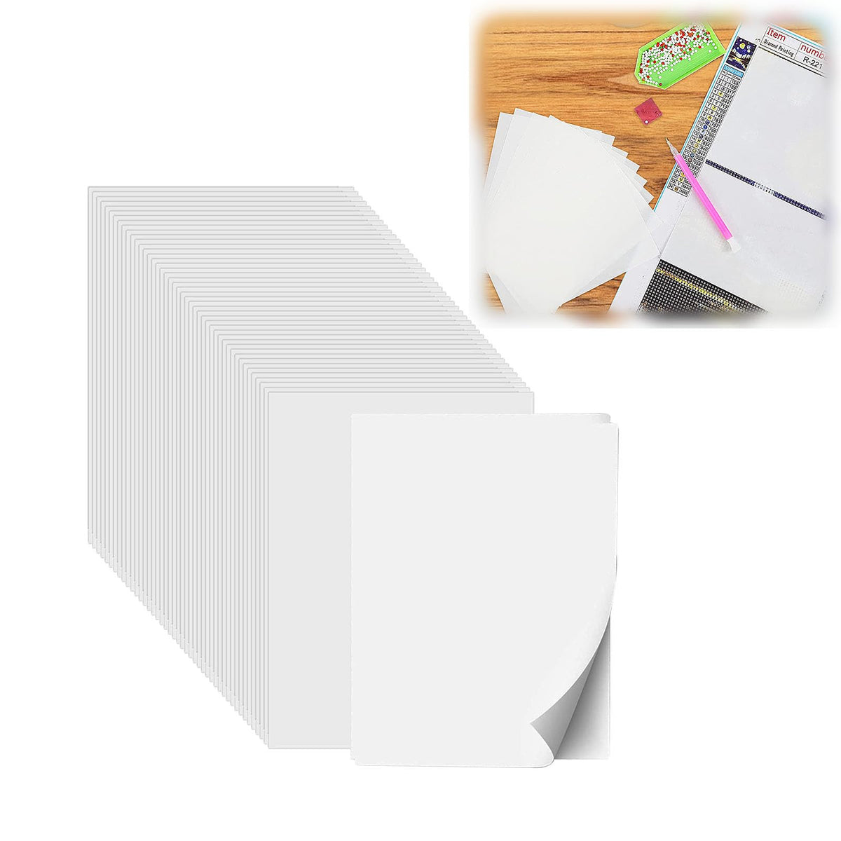 A5 Release Papers – 4 Pack – Gem Canvas LB