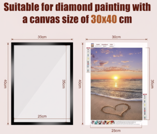 Gem Canvas Wooden Frame