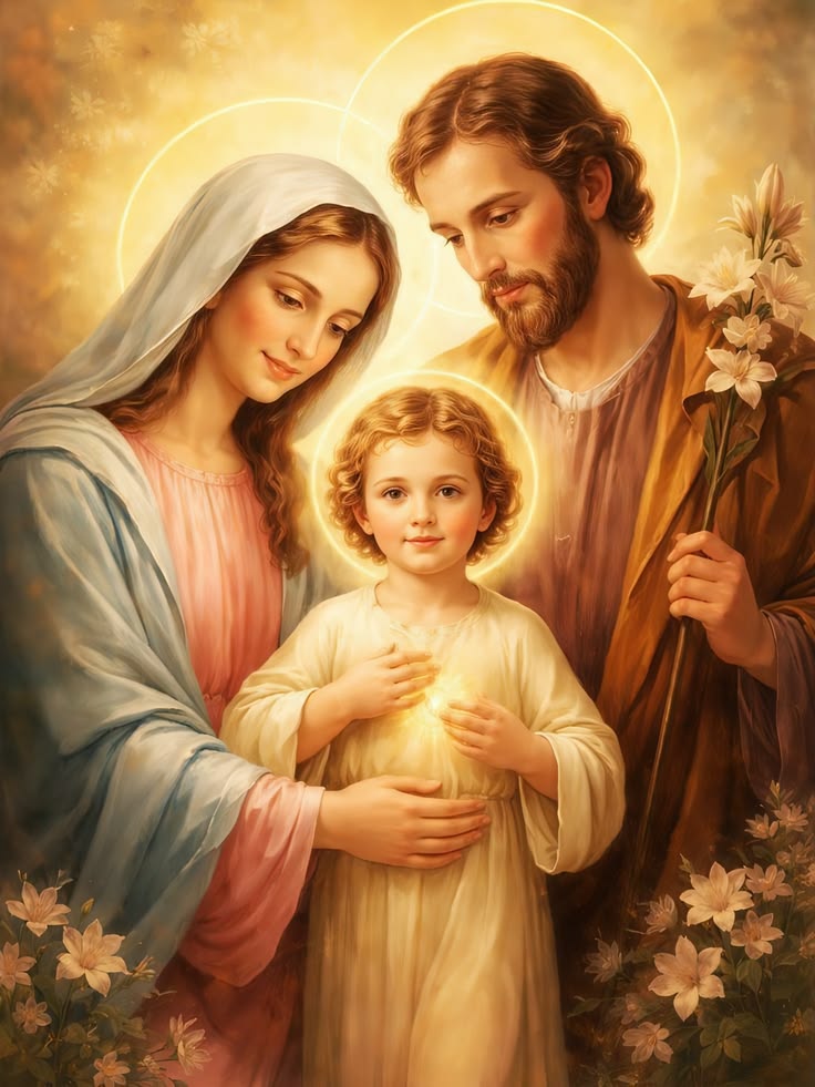 The Holy Family Gem Painting Kit