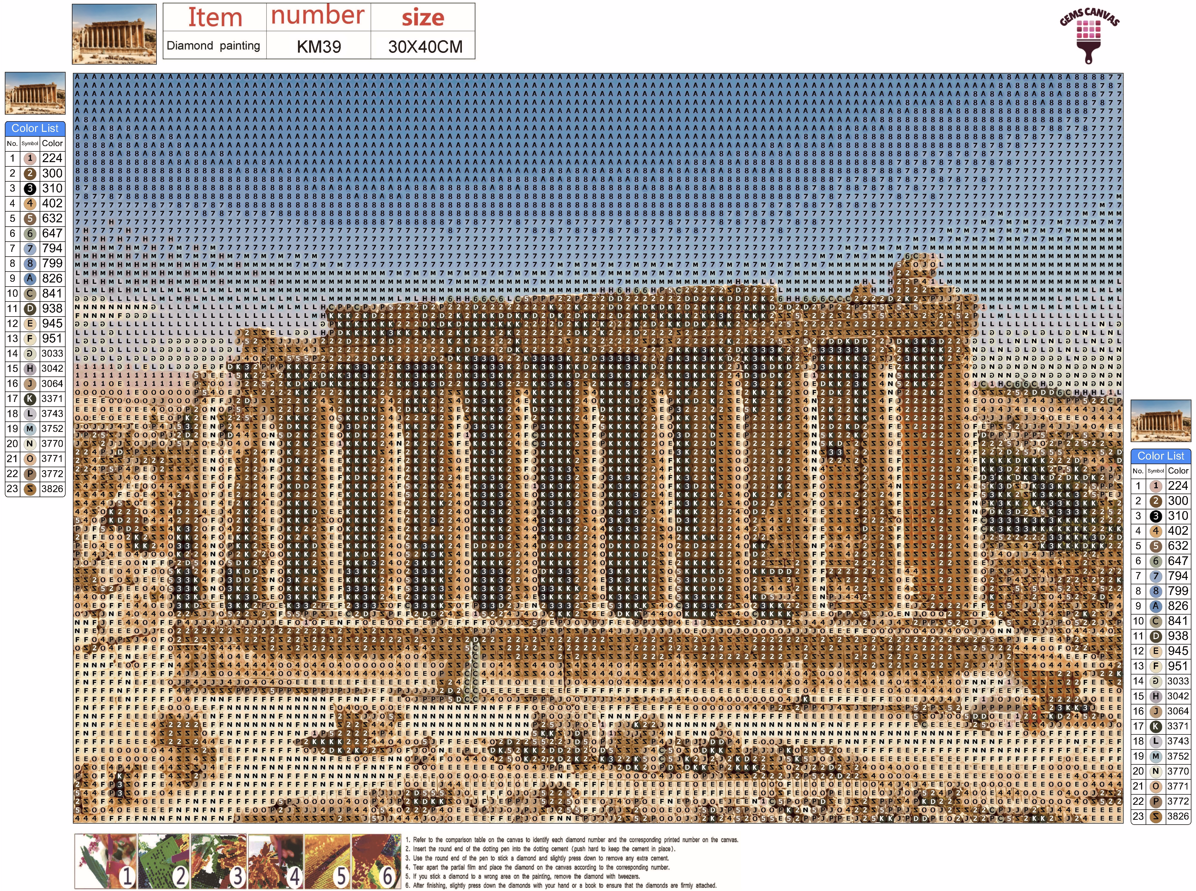 Baalbak Gem Painting Kit