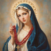 Holy Mary Gem Painting Kit