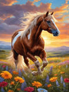 Brown Horse Cross-Stitching Kit