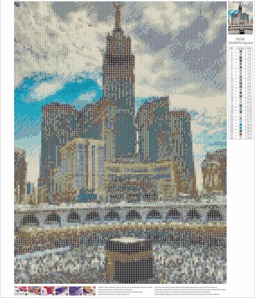 Kaaba Gem Painting Kit