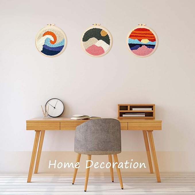 Aqua Bloom Punch Needle Kit