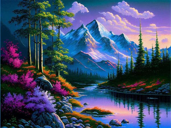 Lakeside Peak Gem Painting Kit