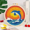 Leaping Whale Punch Needle Kit
