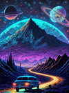Rides to Cosmos Gem Painting Kit