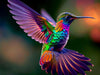 Vibrant Humming Bird Gem Painting Kit