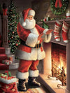 Santa's Visit Gem Painting Kit