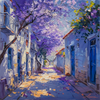 Purple Alley Cross-Stitching Kit