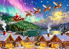 Santa's Flight Gem Painting Kit